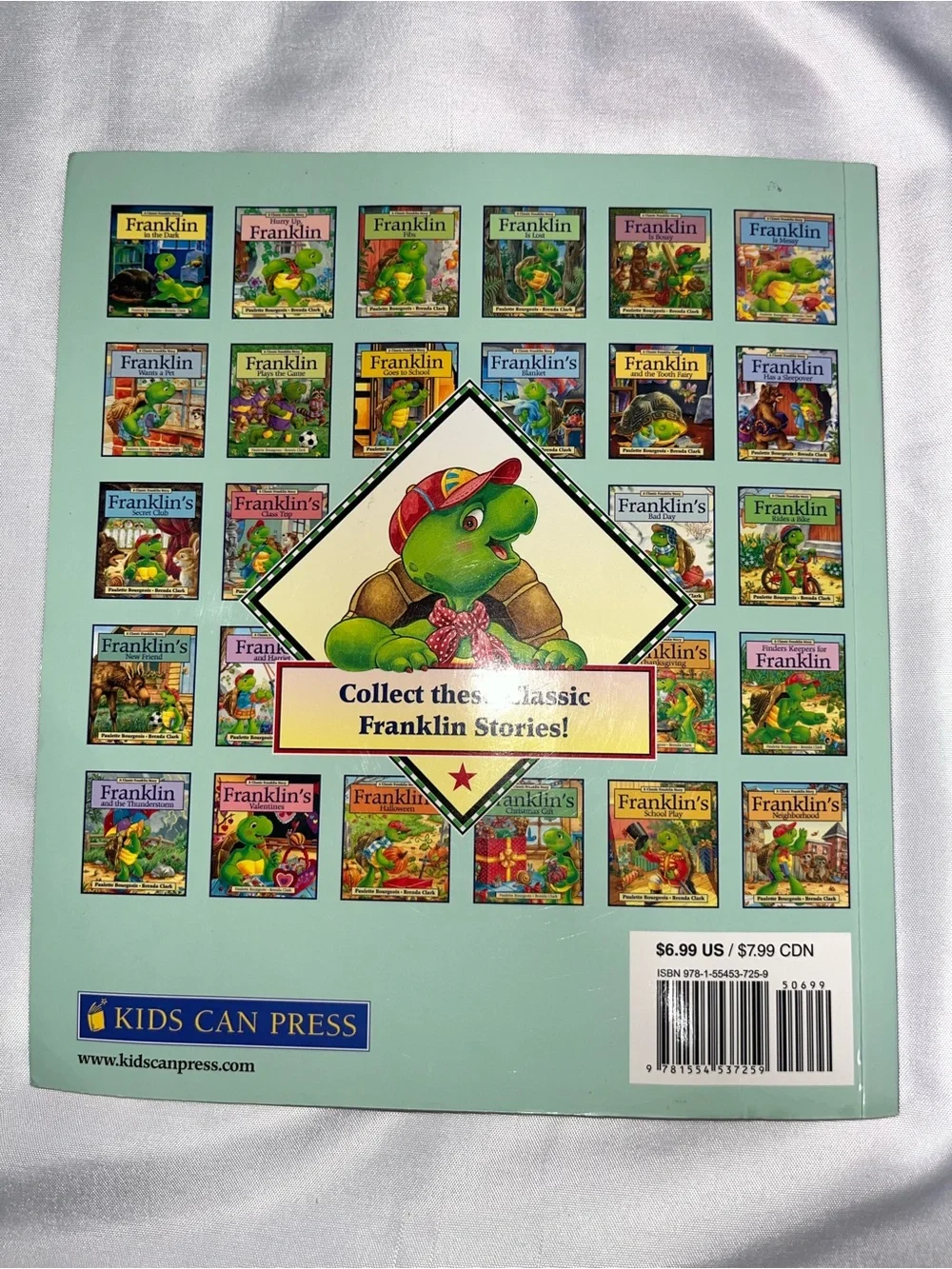 Vintage 2000 Franklin Goes To The Hospital Paulette Bourgeois‎ Paperback Book